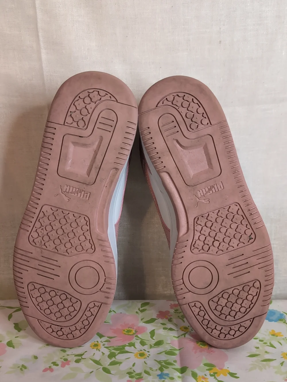 Puma Rebound Layup Luminous Bling Ring Hi-Top womens 7